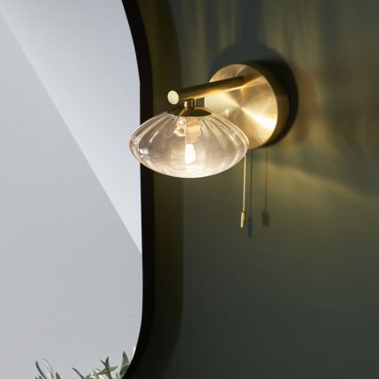 Endon 97182 - Badezimmer-Wandleuchte MOBIAS 1xG9/3W/230V IP44 Messing