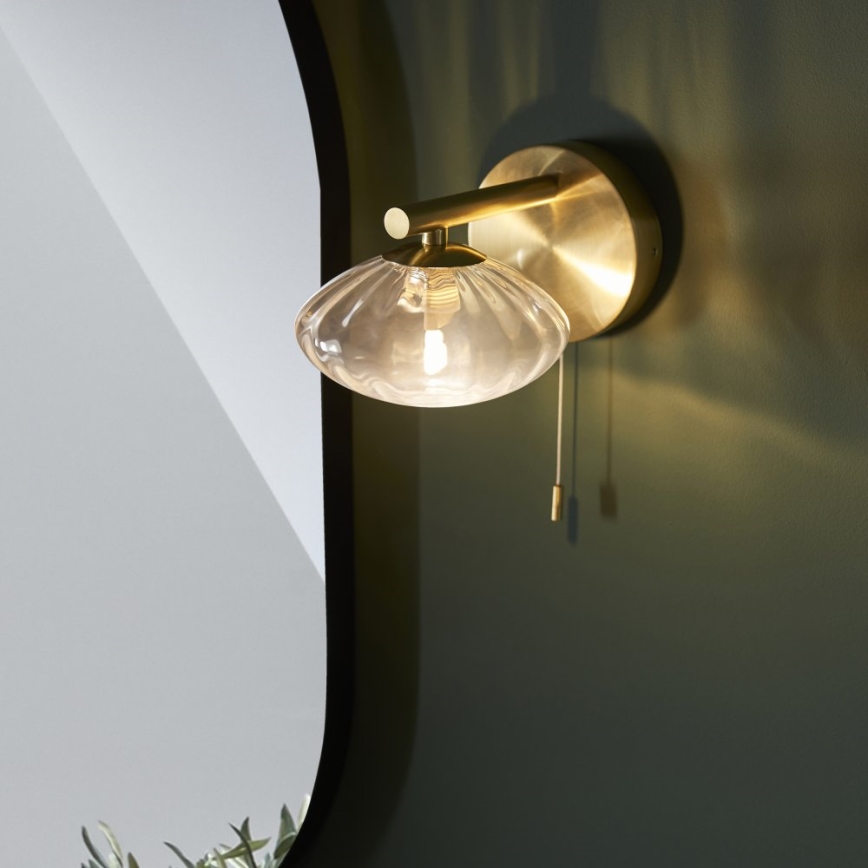 Endon 97182 - Badezimmer-Wandleuchte MOBIAS 1xG9/3W/230V IP44 Messing