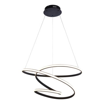 Endon 97632 - LED-Pendelleuchte an Kabel DUNE LED/47,5W/230V 3000K schwarz