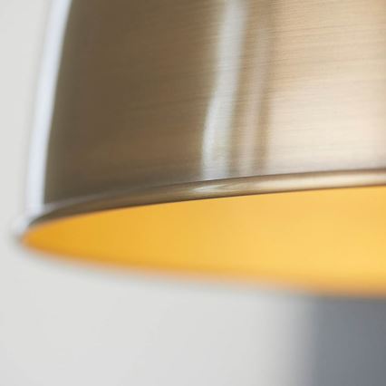 Endon 98744 - Pendelleuchte am Kabel FRANKLIN 1xE27/10W/230V Messing