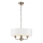 Endon 98934 - Hängeleuchte an Kette HIGHCLERE 3xE14/40W/230V weiß/Messing