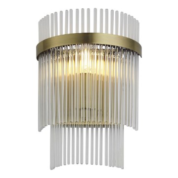 Endon 99168 - Wandleuchte MARIETTA 1xE14/6W/230V Messing/klar