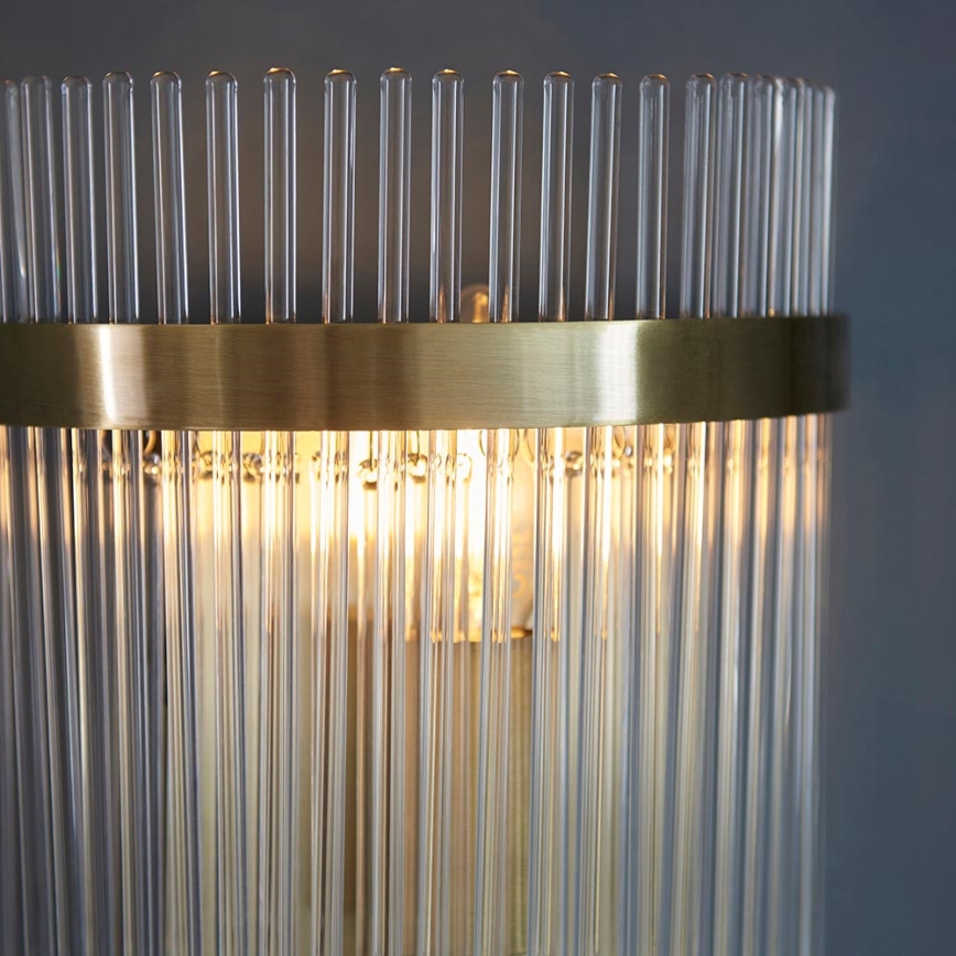 Endon 99168 - Wandleuchte MARIETTA 1xE14/6W/230V Messing/klar