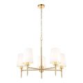Endon 99458 - Kronleuchter mit Kette 5xE14/6W/230V gold/weiß