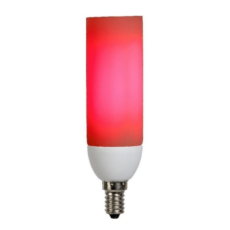Energiesparlampe COLORED E14/9W/230V rot - Lucide 50331/09/32