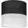 Ersatz-Lampenschirm ANDREA E27 d 16 cm schwarz/weiß