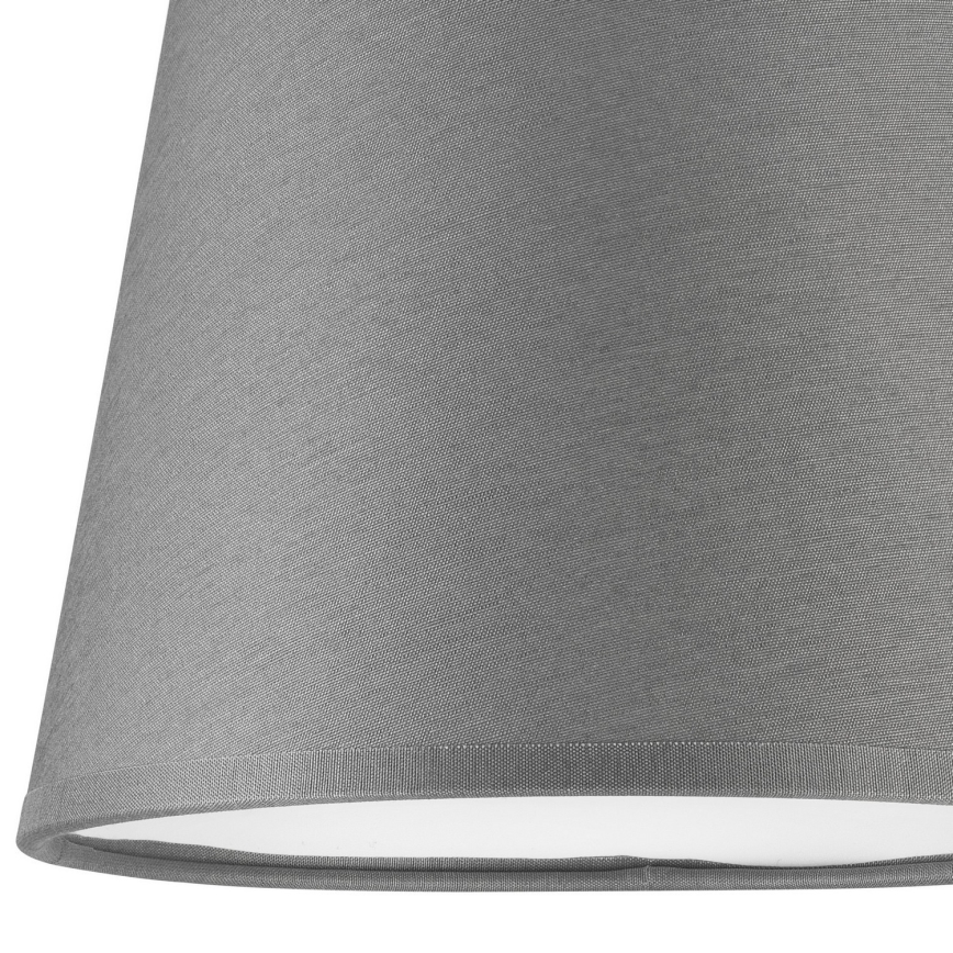 Ersatzlampenschirm für Hängeleuchte und Wandleuchte ELLIE E27 d 15 cm grau