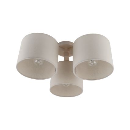 Ersatz-Lampenschirm für Deckenleuchte WALEC E27, Ø 20 cm, beige