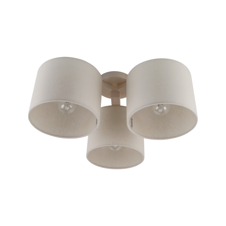 Ersatz-Lampenschirm für Deckenleuchte WALEC E27, Ø 20 cm, beige