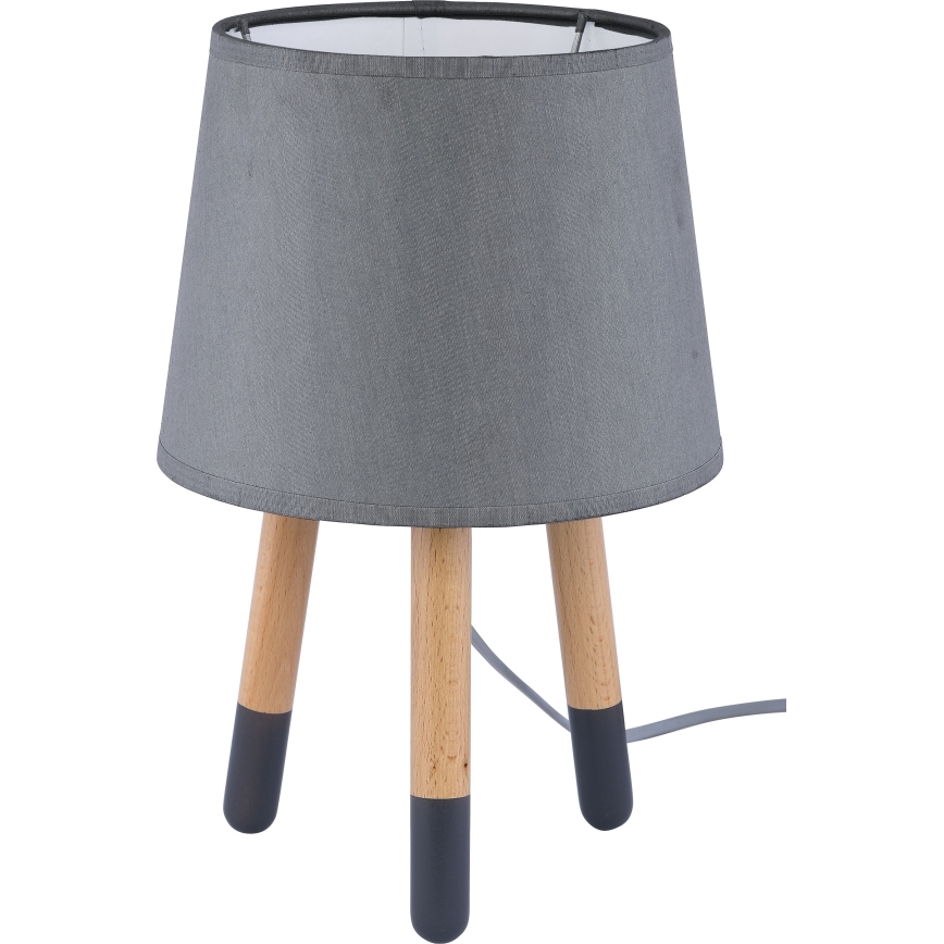 Ersatz-Lampenschirm für die Tischlampe LAMA E27, Ø 19 cm, grau