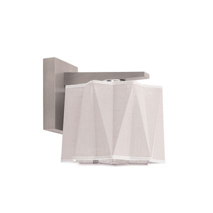 Ersatz-Lampenschirm für die Wandleuchte PIANO E27, Ø 19,5 cm, grau