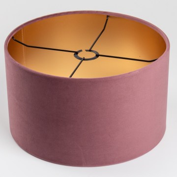 Ersatz-Lampenschirm für Kronleuchter ZWIS, Ø 38 cm, rosa/gold