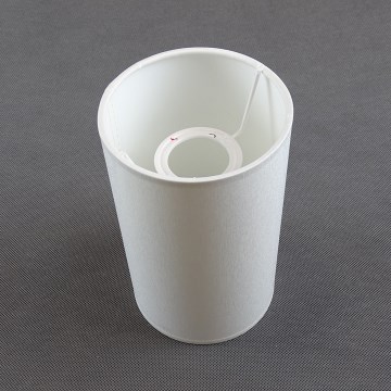 Ersatz-Lampenschirm für Tischlampe TUBA E27, Ø 12 cm, weiß