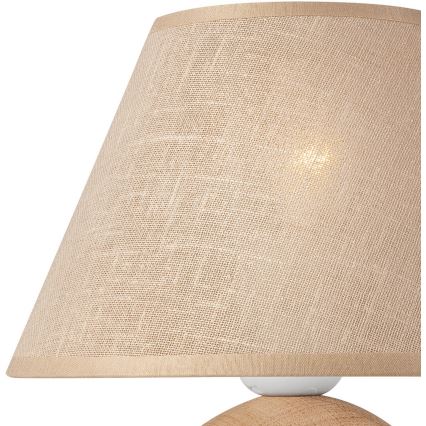 Ersatzglas für Tischleuchte JUTA E27 d 19 cm beige