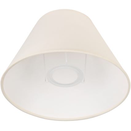Ersatz-Lampenschirm für Tischlampe JUTA E27, Ø 19 cm, cremefarben