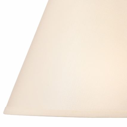 Ersatz-Lampenschirm für Tischlampe JUTA E27, Ø 19 cm, cremefarben