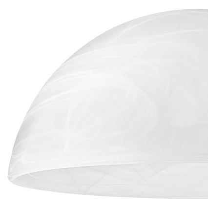 Ersatzglas für Kronleuchter E27 130x300 mm Weiß