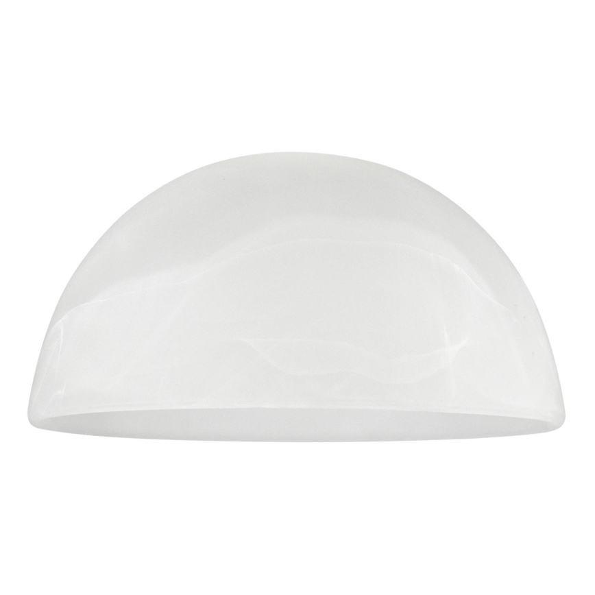 Ersatzglas für Hängeleuchte E27 d 19 cm weiß