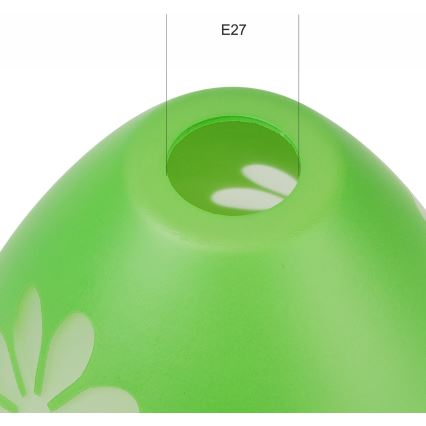 Ersatzglas für Hängeleuchte GARDEN E27 d 23 cm grün