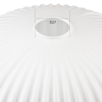 Ersatzglas für Hängeleuchte HARMA E27 14x25 cm weiß