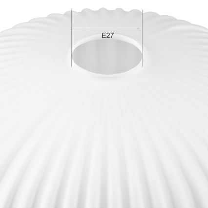 Ersatzglas für Hängeleuchte HARMA E27 17x30 cm weiß