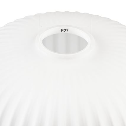 Ersatzglas für Hängeleuchte HARMA E27 18x20 cm weiß