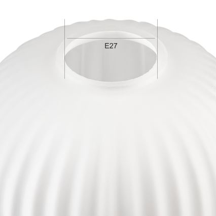 Ersatzglas für Hängeleuchte HARMA E27 21x14 cm weiß