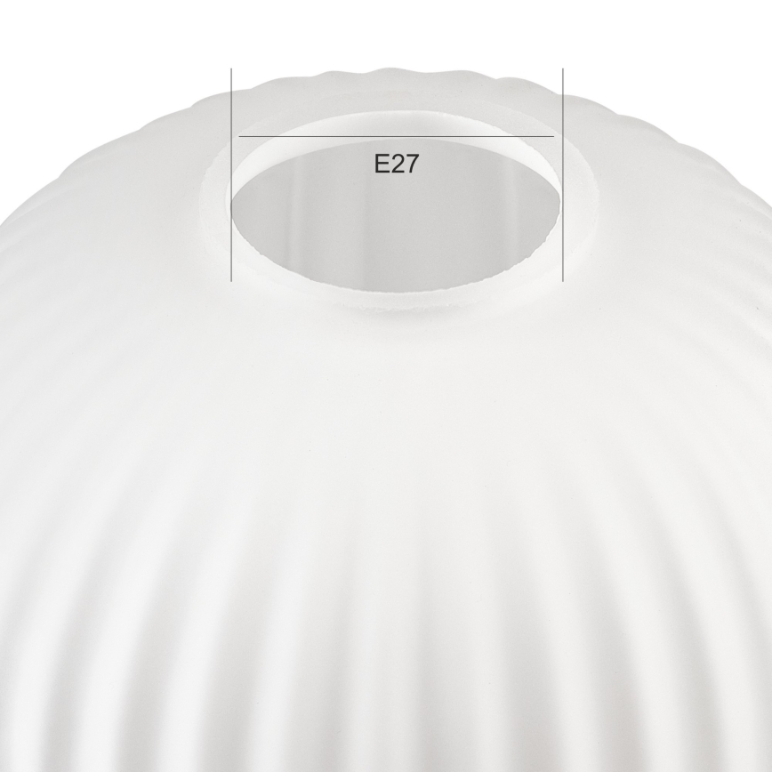 Ersatzglas für Hängeleuchte HARMA E27 21x14 cm weiß