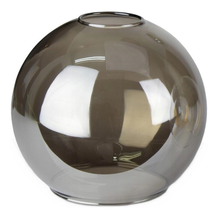Ersatzglas für Hängeleuchte LACRIMA SMOKY E27 d 15 cm schwarz rauchig