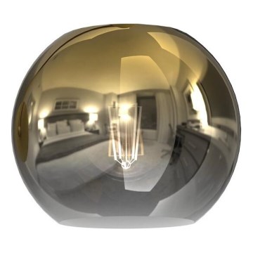 Ersatzglas für Hängeleuchte MONTE E27 d 20 cm golden/rauchig