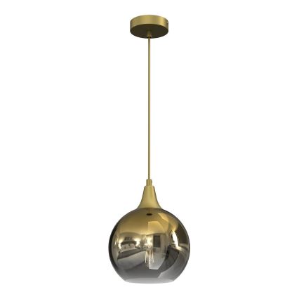 Ersatzglas für Hängeleuchte MONTE E27 d 20 cm golden/rauchig