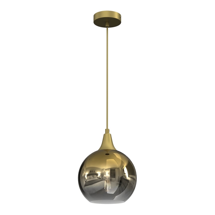 Ersatzglas für Hängeleuchte MONTE E27 d 20 cm golden/rauchig