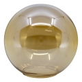 Ersatzglas für Kronleuchter E14, Durchmesser 15 cm, beige