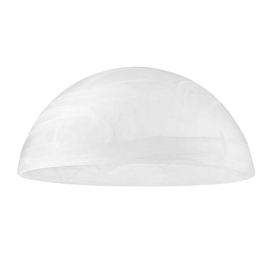 Ersatzglas für Kronleuchter E27 130x300 mm Weiß