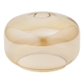 Ersatzglas für Kronleuchter E27, Durchmesser 21,5 cm, beige