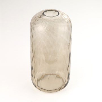 Ersatzglas für Kronleuchter KARO E27 Ø 14 cm rauchbraun