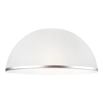 Ersatzglas für Kronleuchter RETRO, ANTICO, E27-Fassung, Ø 30 cm, weiß/silber