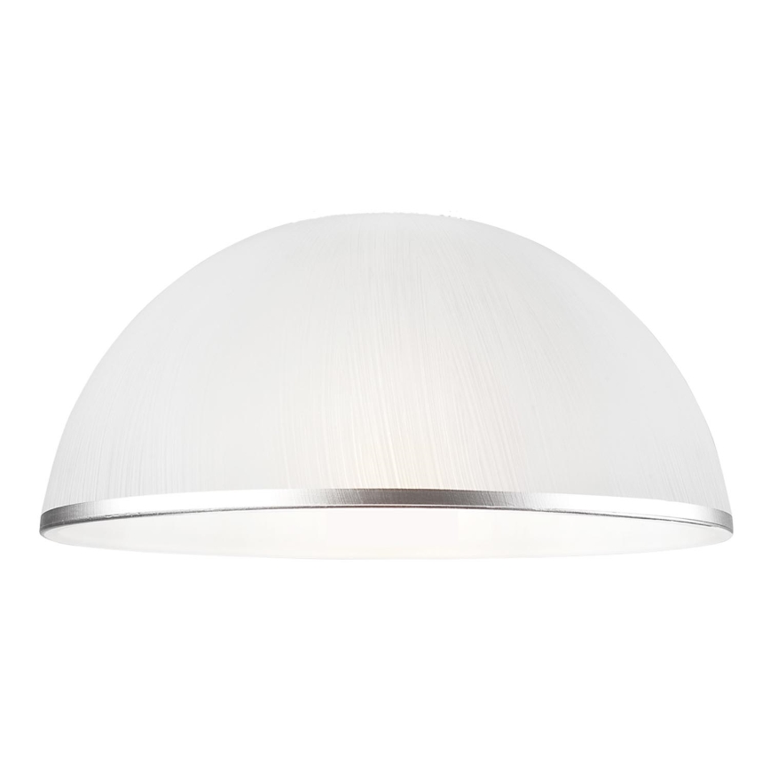 Ersatzglas für Kronleuchter RETRO, ANTICO, E27-Fassung, Ø 30 cm, weiß/silber