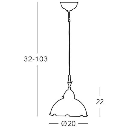 Ersatzglas NONNA weiß