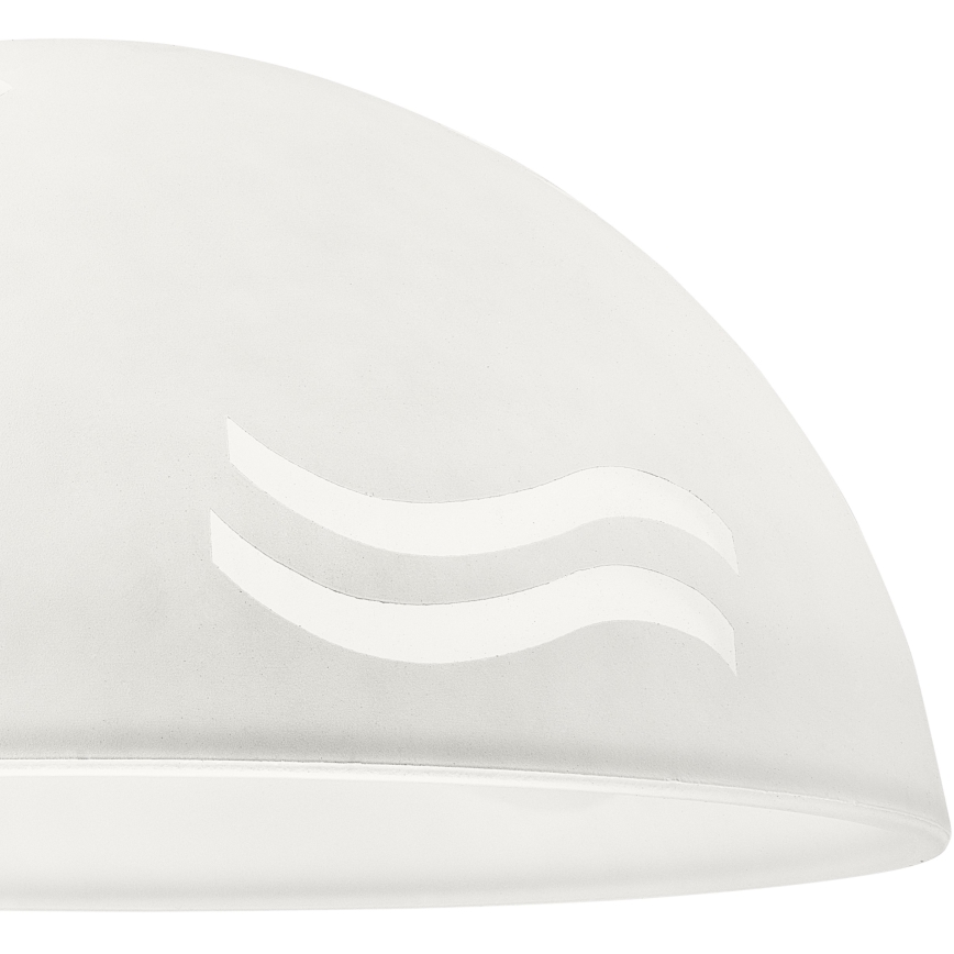 Ersatzglas für Hängeleuchte SFERA E27 140x300 mm weiß
