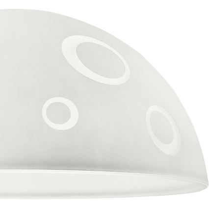 Ersatzglas für Hängeleuchte SFERA E27 140x300 mm weiß