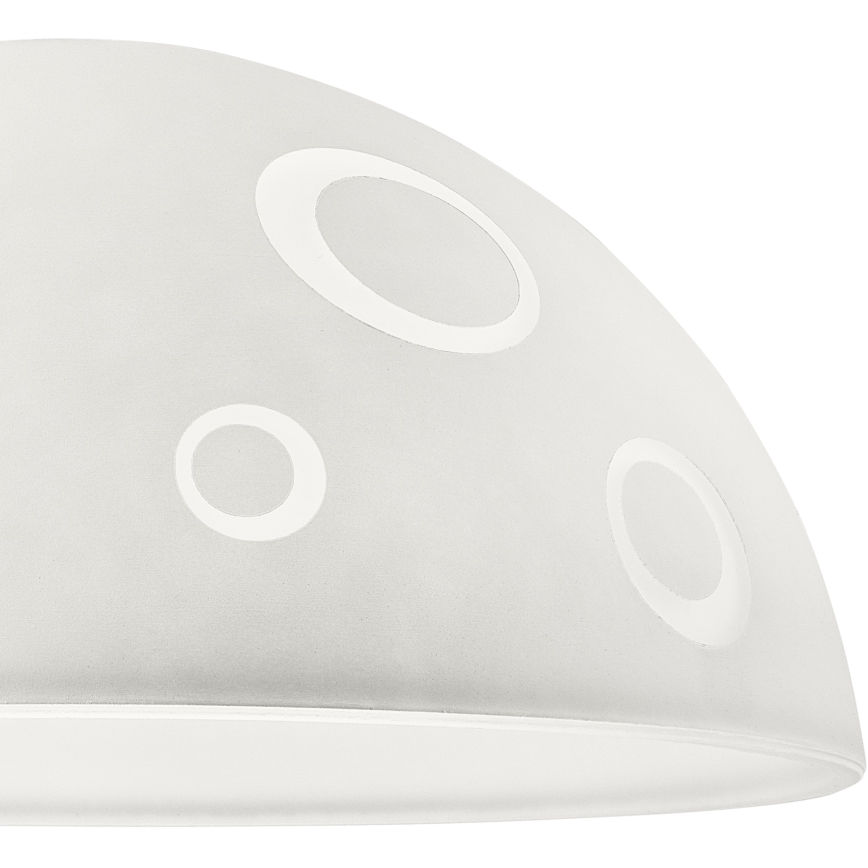 Ersatzglas für Hängeleuchte SFERA E27 140x300 mm weiß