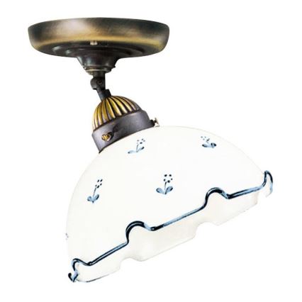 Ersatzglas Universal NONNA E27 Ø 20 cm Weiß/Blau