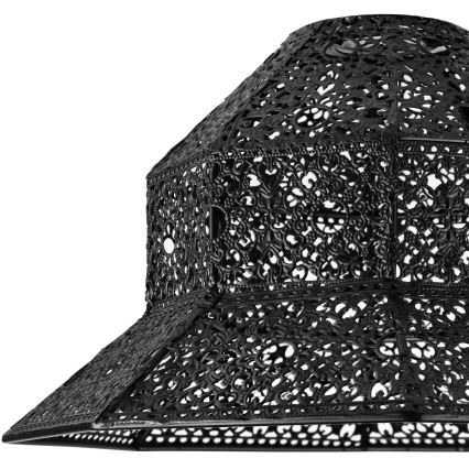 Ersatzlampenschirm für Hängeleuchte SAMIRA E27 d 33 cm schwarz