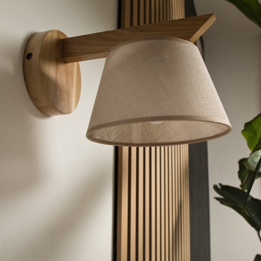 Ersatzlampenschirm für Hängeleuchte und Wandleuchte ANTONIO E14 120x200 mm beige
