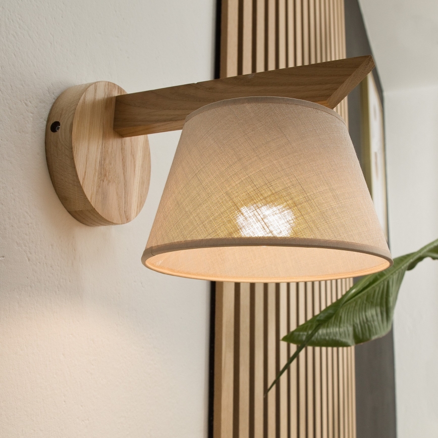 Ersatzlampenschirm für Hängeleuchte und Wandleuchte ANTONIO E14 120x200 mm beige
