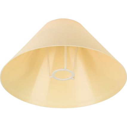 Ersatzlampenschirm für Tischleuchte E14 21x11 cm gelb