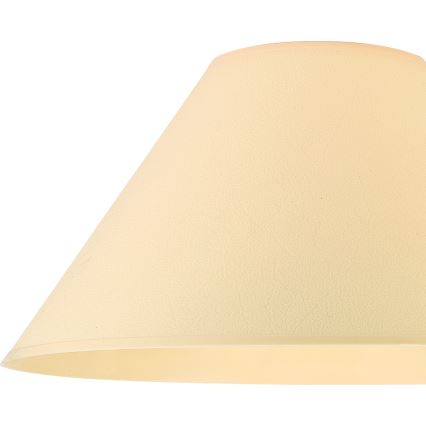 Ersatzlampenschirm für Tischleuchte E14 21x11 cm gelb