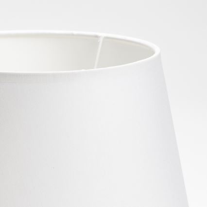 Ersatzlampenschirm für Tischleuchte LORENZO E27 20x26 cm weiß