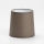 Ersatzlampenschirm für Tischleuchte STOZEK E27 16x16 cm braun